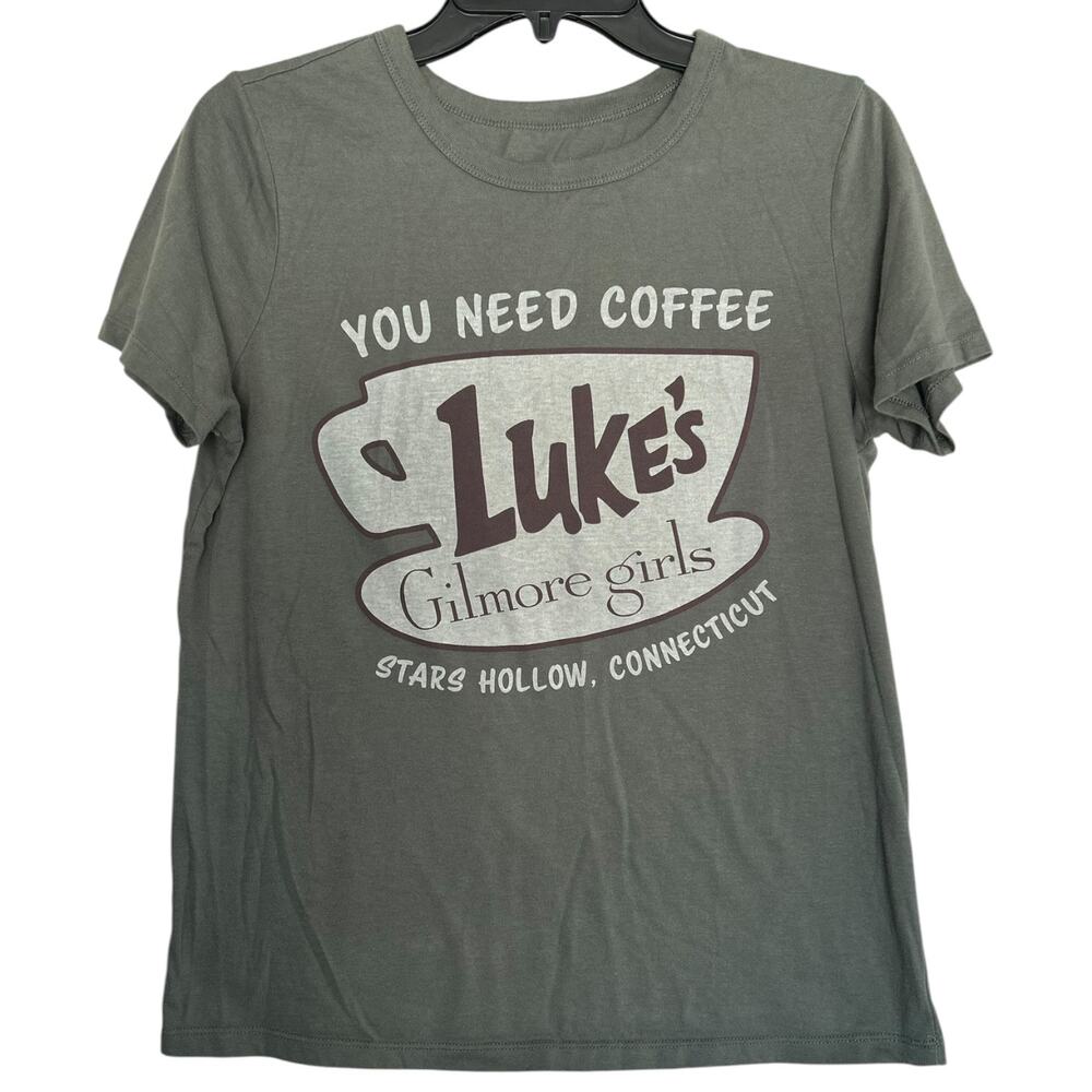 Gilmore Girls Luke’s Coffee Graphic Tee Size Small